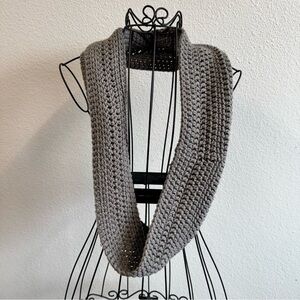 Chic Hand Crocheted Infinity Scarf